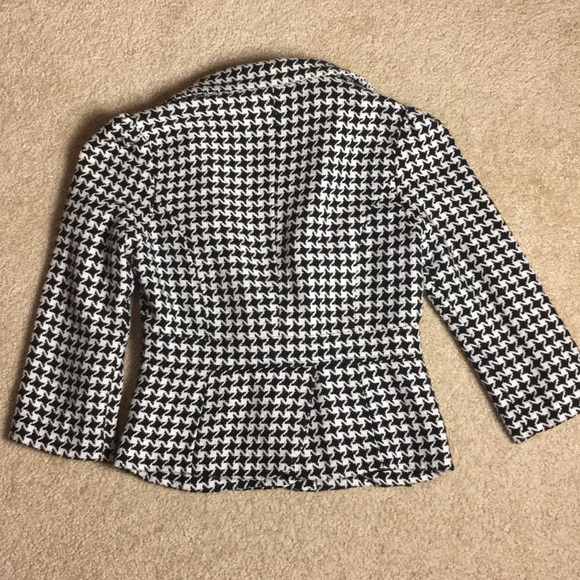 Forever 21 Medium houndstooth jacket 3/4 sleeves - Picture 4 of 4